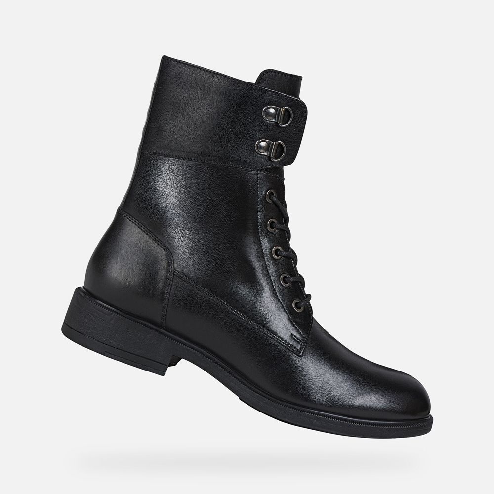 Geox Bayan Ankle Bot Siyah - Catria - QDI-685903